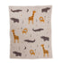 Zoo Animals Woven Knitted Baby Blanket