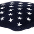 Navy Blue Patriotic Throw Pillow