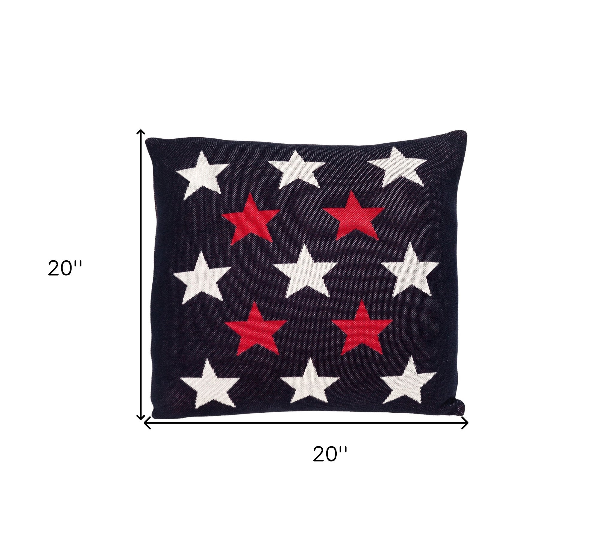 Americana Stars Throw Pillow