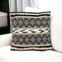 Black And Sand Woven Decorative Pillow