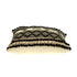 Black And Sand Woven Decorative Pillow