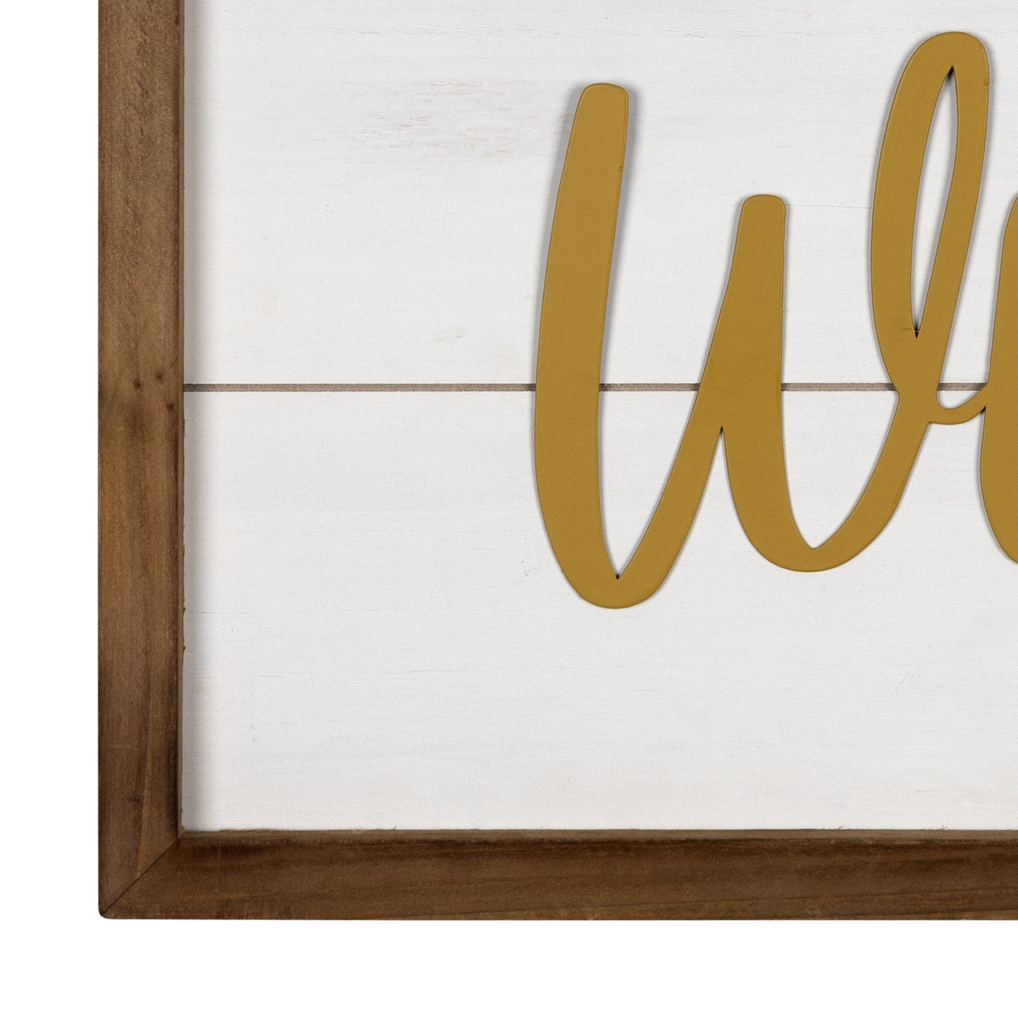 White And Gold Stay Wild Wall Art