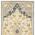 3'X8' Blue And Ivory Bohemian Runner Rug