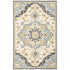 3'X8' Blue And Ivory Bohemian Runner Rug