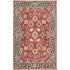 3'X8' Red And Blue Bohemian Area  Rug