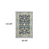 5'X8' Navy And Blue Bohemian Area Rug