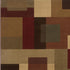 3'X8' Red And Tan Geometric Runner Rug