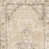 9'X12' Beige And Ivory Center Jewel Area Rug