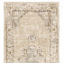 9'X12' Beige And Ivory Center Jewel Area Rug