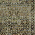 4'X6' Green And Brown Floral Area Rug