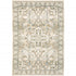 2'X8' Beige And Ivory Medallion Runner Rug