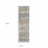 2'X8' Grey And Ivory Abstract Lines  Runner Rug