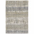 8'X10' Grey And Ivory Abstract Lines  Area Rug