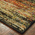 2'X8' Gold And Slate Abstract Runner Rug