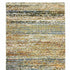 8'X10' Gold And Green Abstract Area Rug