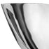 Silver Aluminum Modern Abstract Centerpiece Bowl