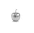 Silver Polished Mini Apple Shaped Aluminum Sculpture