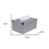 Rustic Gray Mango Wood Rectangular Tissue Holder