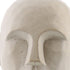 11" Matte White Ceramic Bust Decorative Sculpture