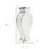 Curvy Art Deco Style Mirrored Vase