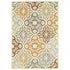 7' x 10' Gray and Ivory Moroccan Indoor Outdoor Area Rug