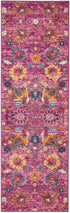 4' X 6' Fuchsia Floral Power Loom Area Rug