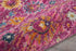 6' Fuchsia Floral Power Loom Runner Rug