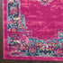 10' Fuchsia Power Loom Runner Rug