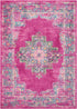 10' Fuchsia Power Loom Runner Rug