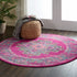 10' Fuchsia Power Loom Runner Rug