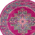 10' Fuchsia Power Loom Runner Rug