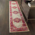 6' Fuchsia Power Loom Runner Rug