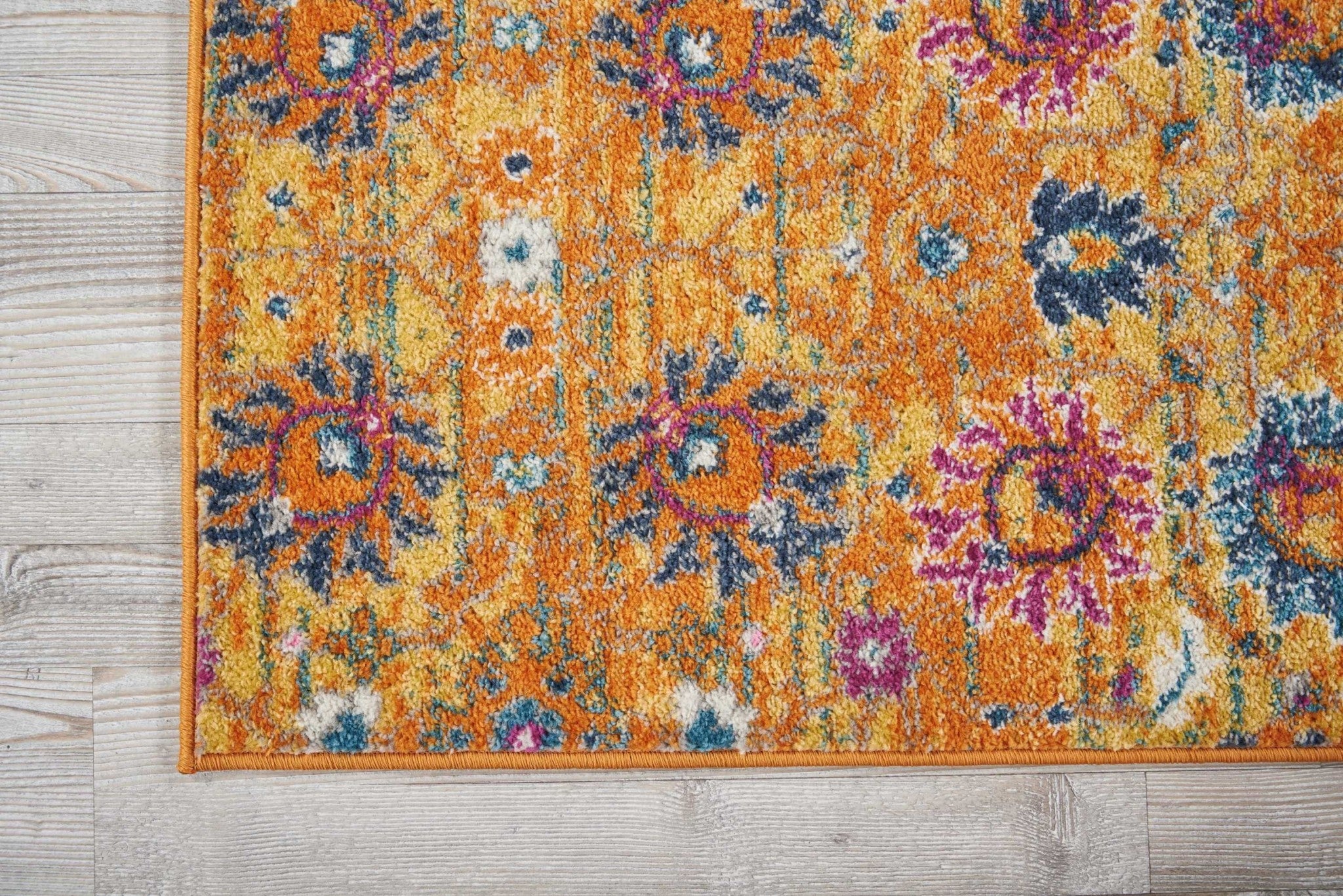 2' X 3' Sunset Floral Power Loom Area Rug