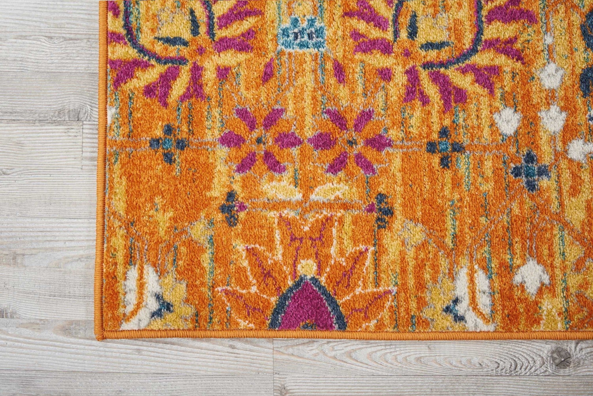 2' X 3' Sunset Floral Power Loom Area Rug