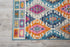 5' X 7' Blue And Pink Ogee Power Loom Area Rug