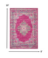 10' Fuchsia Power Loom Runner Rug