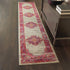 6' Fuchsia Power Loom Runner Rug