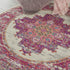 6' Fuchsia Power Loom Runner Rug