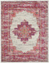 6' Fuchsia Power Loom Runner Rug