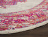 6' Fuchsia Power Loom Runner Rug