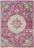 8' Pink Dhurrie Runner Rug