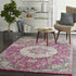 8' Pink Dhurrie Runner Rug