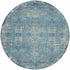 10' Blue Southwestern Power Loom Runner Rug