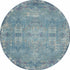 10' Blue Southwestern Power Loom Runner Rug