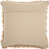 Soft Beige Shag Accent Pillow