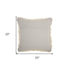 Soft White Shag Accent Pillow