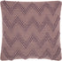 Boho Pale Purple Textural Chevron Throw Pillow