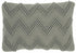 Light Gray Chevron Detail Lumbar Pillow