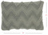 Light Gray Chevron Detail Lumbar Pillow