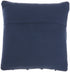 Dark Blue Chevron Detail Throw Pillow